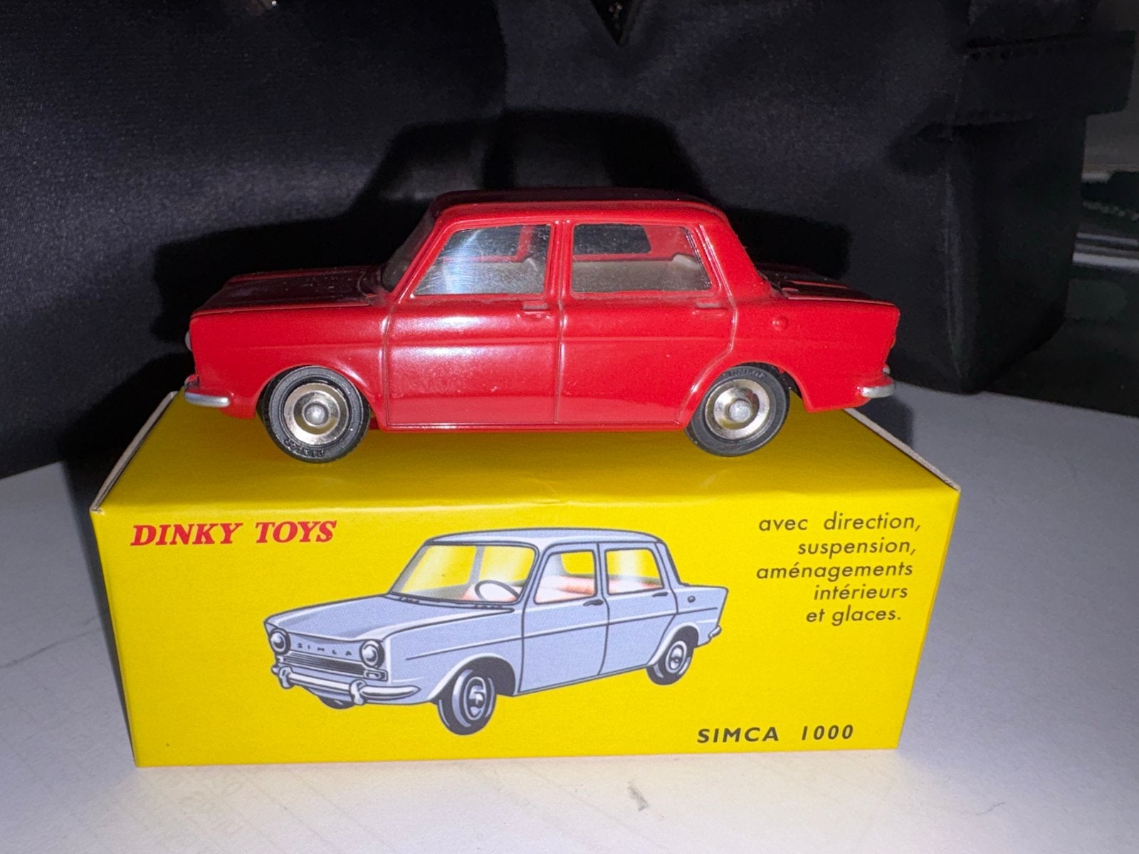 Dinky Toys Atlas Simca 1000 - Rode Modelauto, Hobby en Vrije tijd, Ophalen of Verzenden, Nieuw, Auto, Dinky Toys