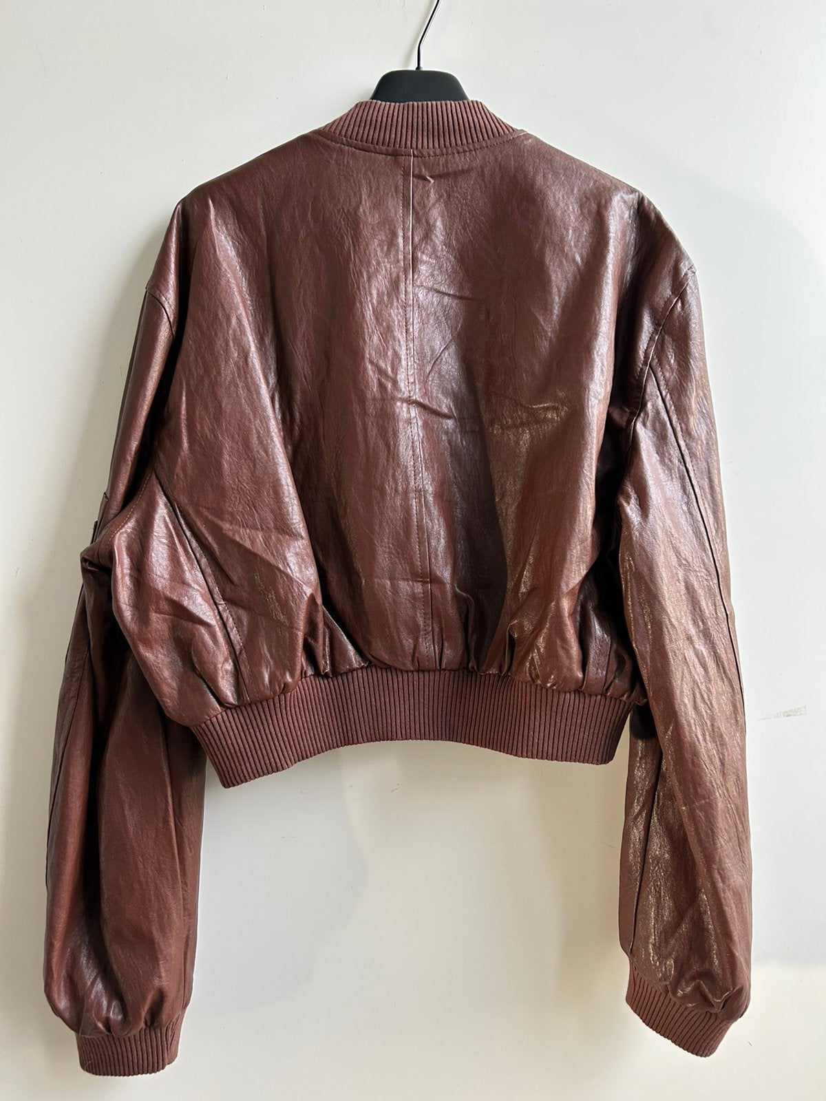 LUMINA vegan leather jack bruin mt S/M en M/L, Prato, Italie, Verzenden, Nieuw, Lumina
