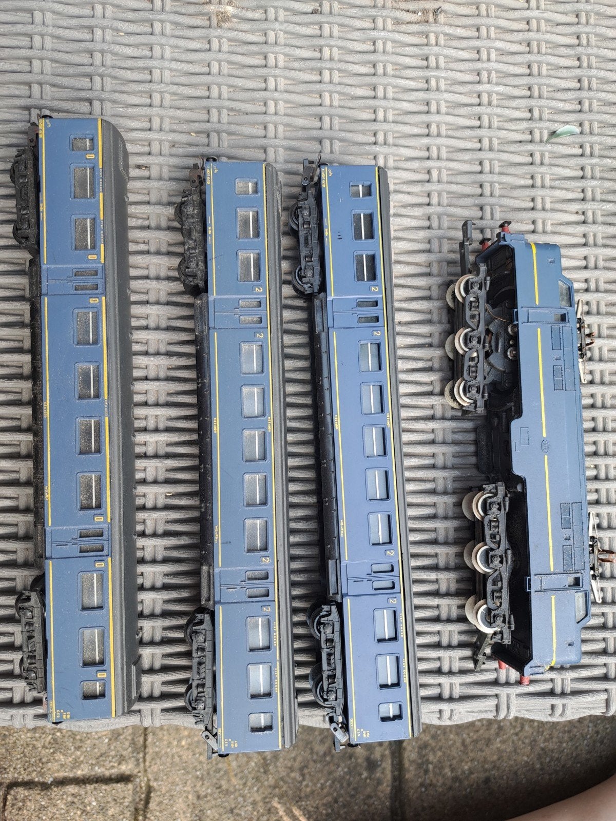 Lima Italië locomotief en treinwagons, Overige merken, Gebruikt, Gelijkstroom of Wisselstroom, Wagon
