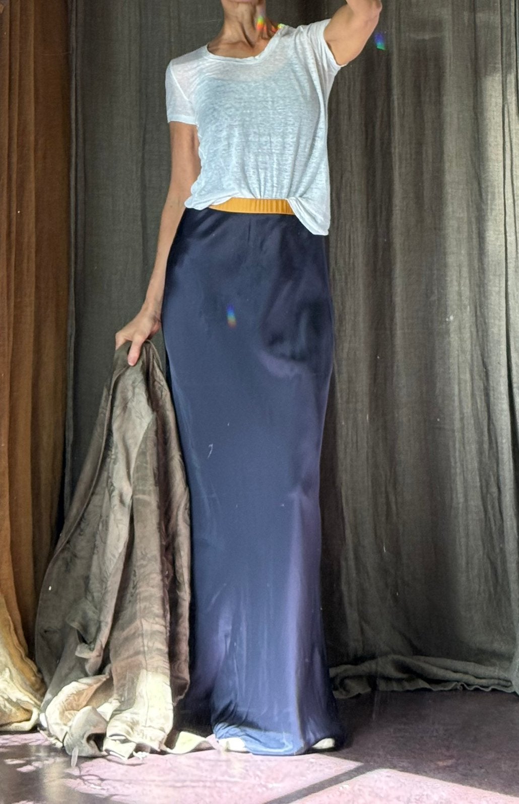 Hrlmut lang prachtige maxi skirt rok vib 36 s, Ophalen of Verzenden, Nieuw, Maat 36 (S), Onder de knie