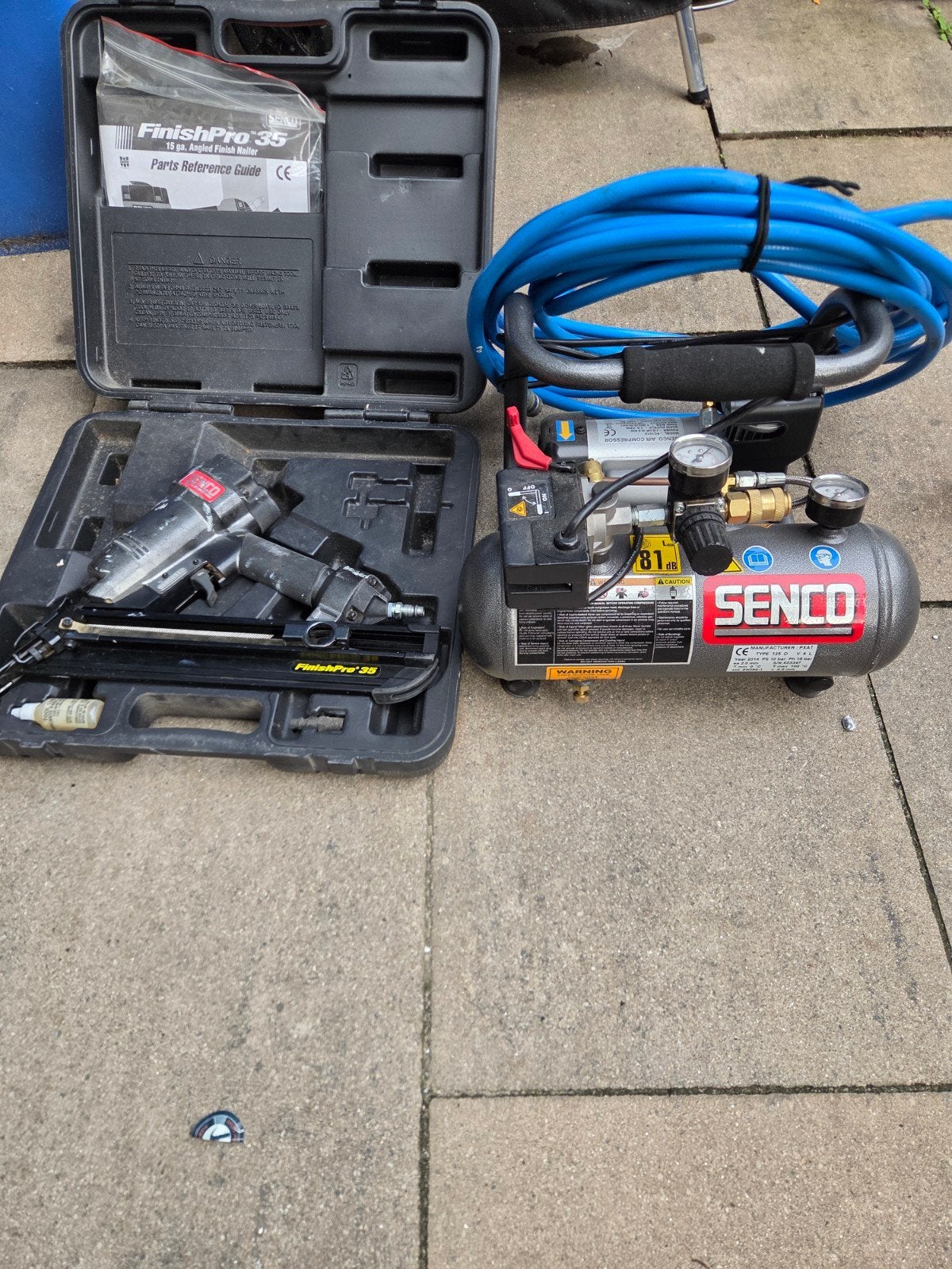 mooie senco set, Doe-het-zelf en Verbouw, Minder dan 25 liter, Ophalen of Verzenden, Minder dan 200 liter/min