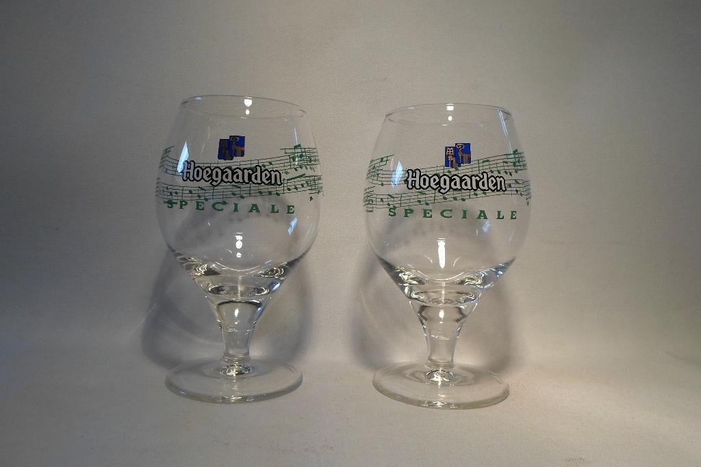 Hoegaarden Speciale Glas Muzieknoten, Verzamelen, Biermerken, Ophalen of Verzenden, Zo goed als nieuw, Glas of Glazen, Overige merken