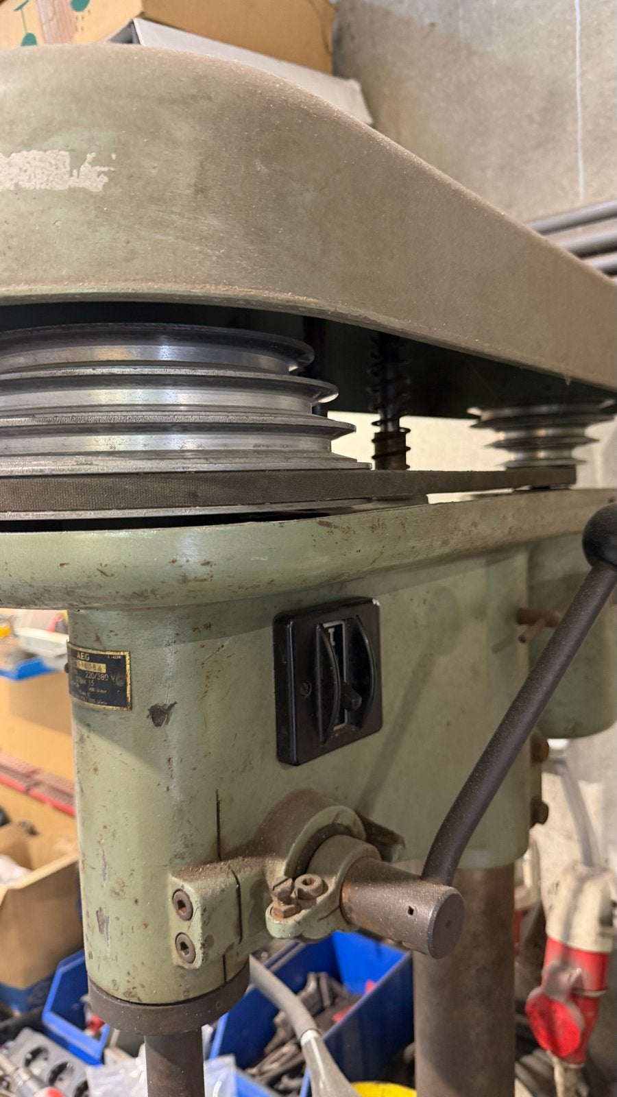 Robuuste Kolomboor 380 volt - Ideaal voor Werkplaats, Ophalen, Gebruikt, 600 watt of meer, Kolomboormachine