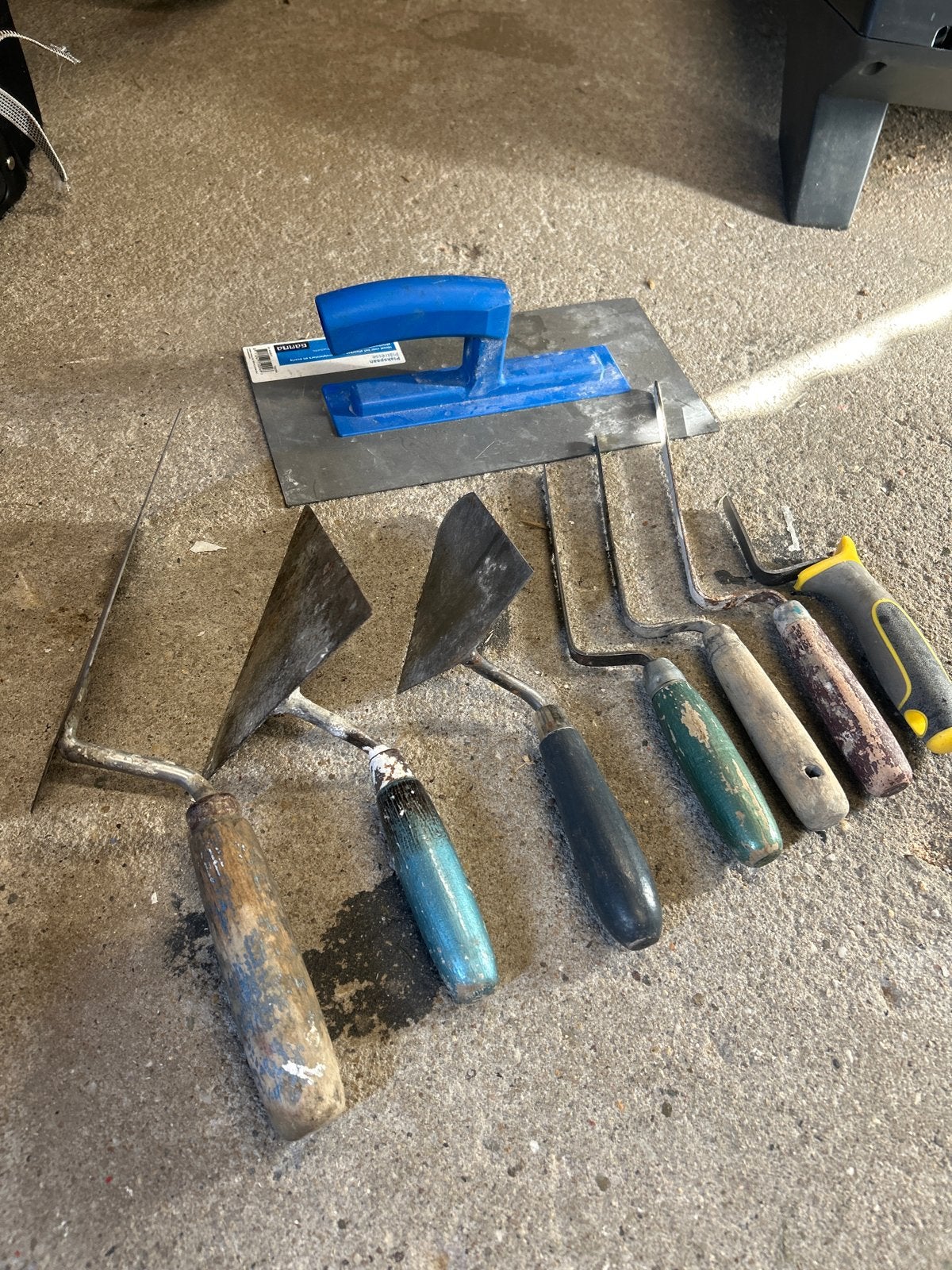 Diverse metseltroffels en spaan - Gebruikt, Ophalen of Verzenden, Gebruikt