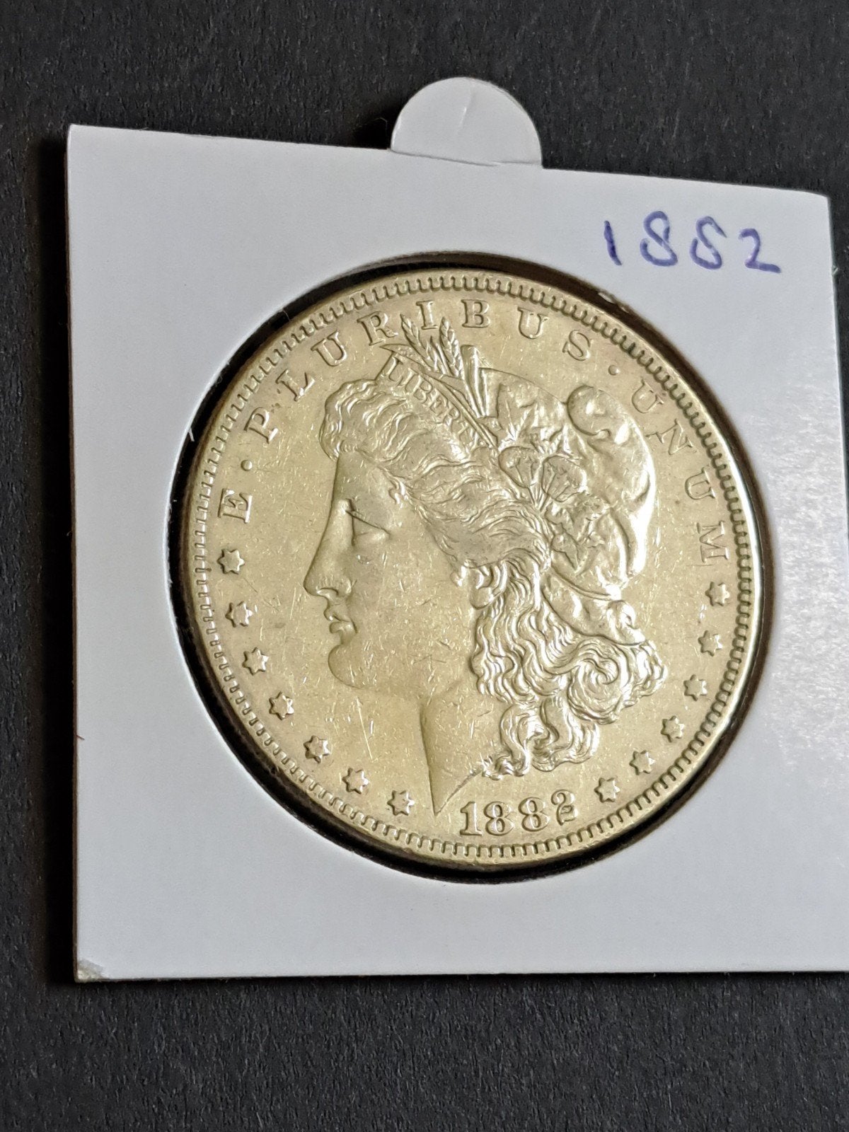 Amerika Morgan Dollar 1882, Postzegels en Munten, Munten | Amerika, Ophalen of Verzenden, Noord-Amerika, Losse munt, Zilver