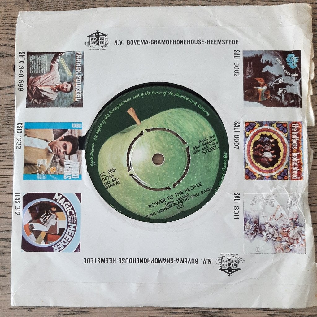 John Lennon - Plastic Ono Band – Power To The People, Gebruikt, 7 inch, Ophalen of Verzenden, Pop
