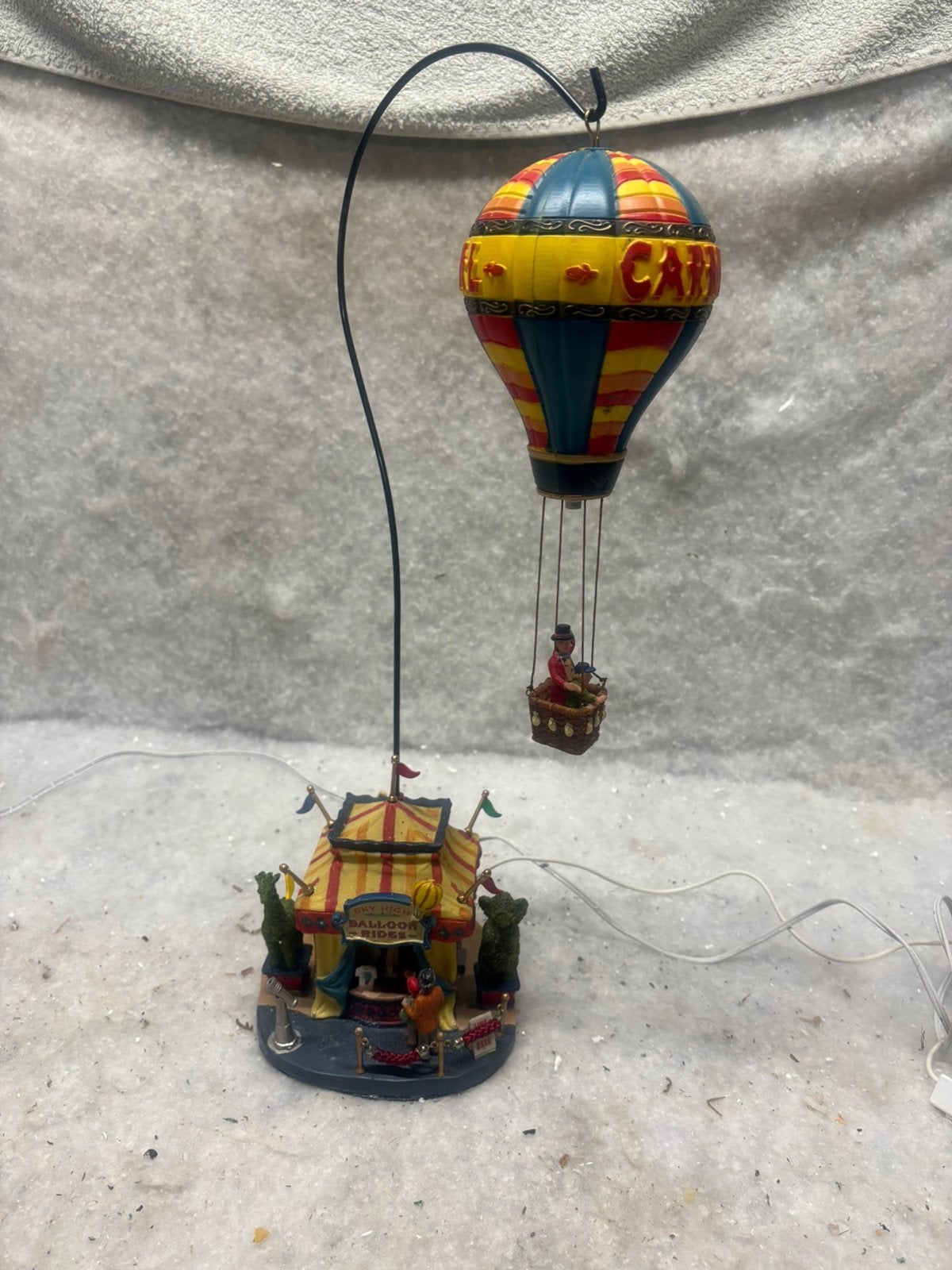Lemax Balloon Rides- retired 2012- carnival, L, Zo goed als nieuw, L, L