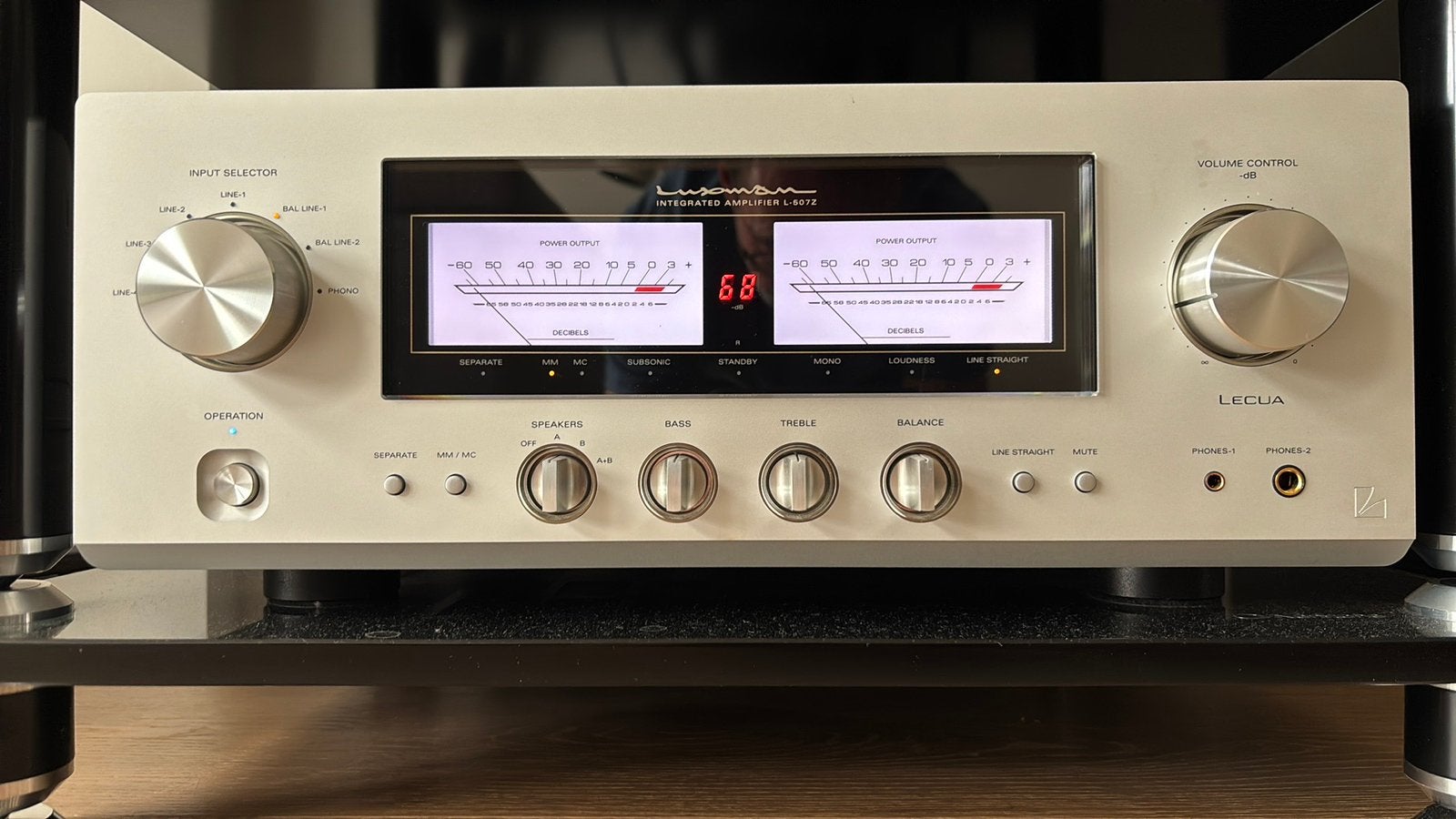 Luxman L-507Z Geïntegreerde Versterker, Zo goed als nieuw, 60 tot 120 watt, Stereo, Ophalen