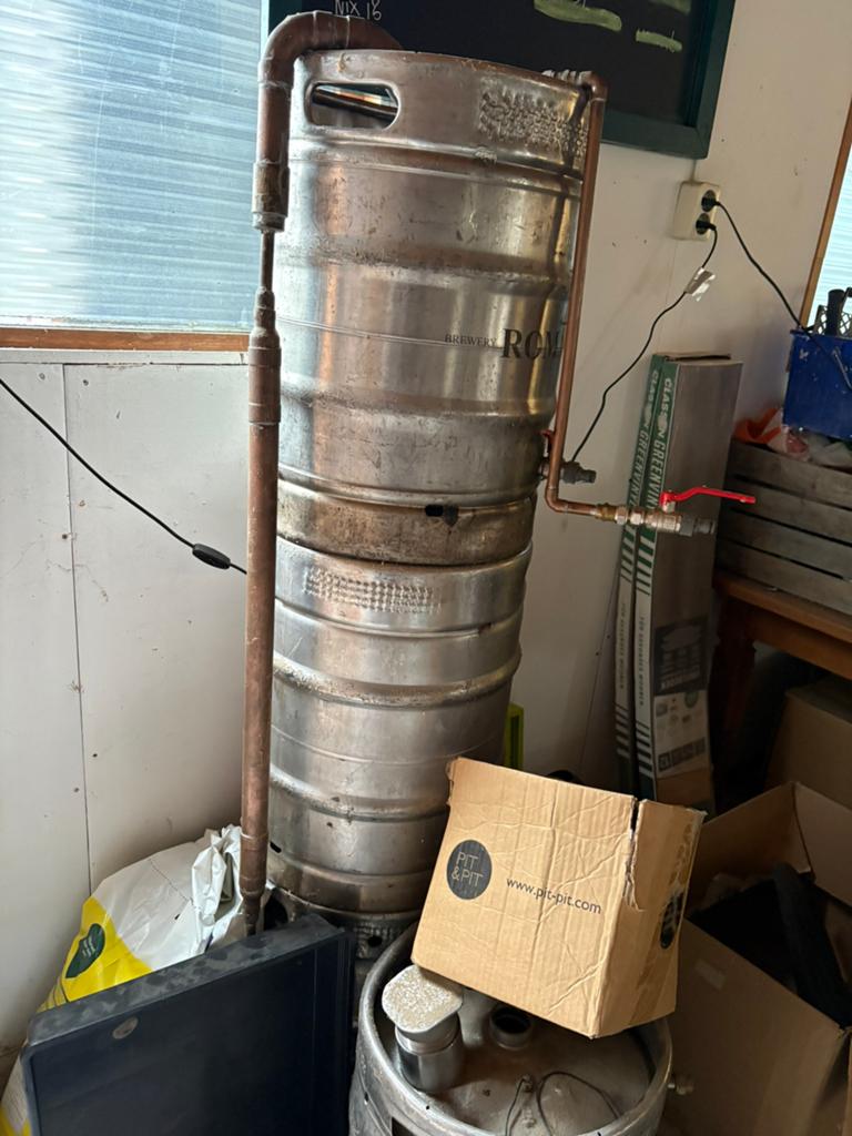 Oude brouwinstalatie, Ophalen