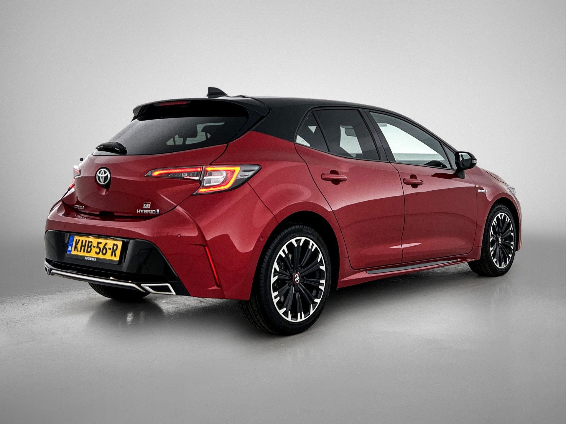 Toyota Corolla 1.8 Hybrid GR-Sport Bi-Tone | Apple Carplay /, Auto's, 12 maanden, Gebruikt, 4 cilinders, Corolla