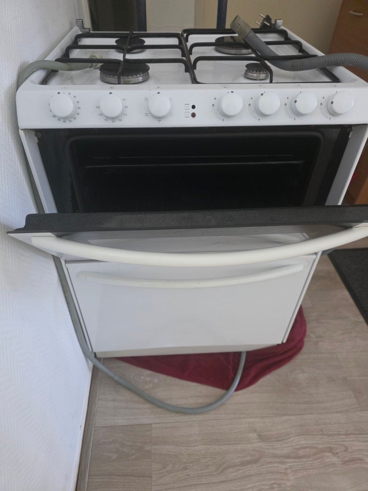 Candy Trio Gasfornuis, Oven en Vaatwasser, Gebruikt, 60 cm of meer, Gas, Vrijstaand
