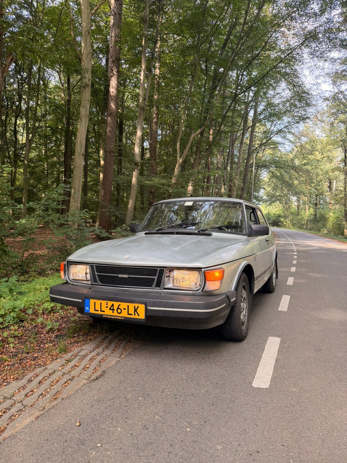 Saab 90 2.0 1984 Grijs, Auto's, Voorwielaandrijving, Stof, 4 cilinders, 1098 kg