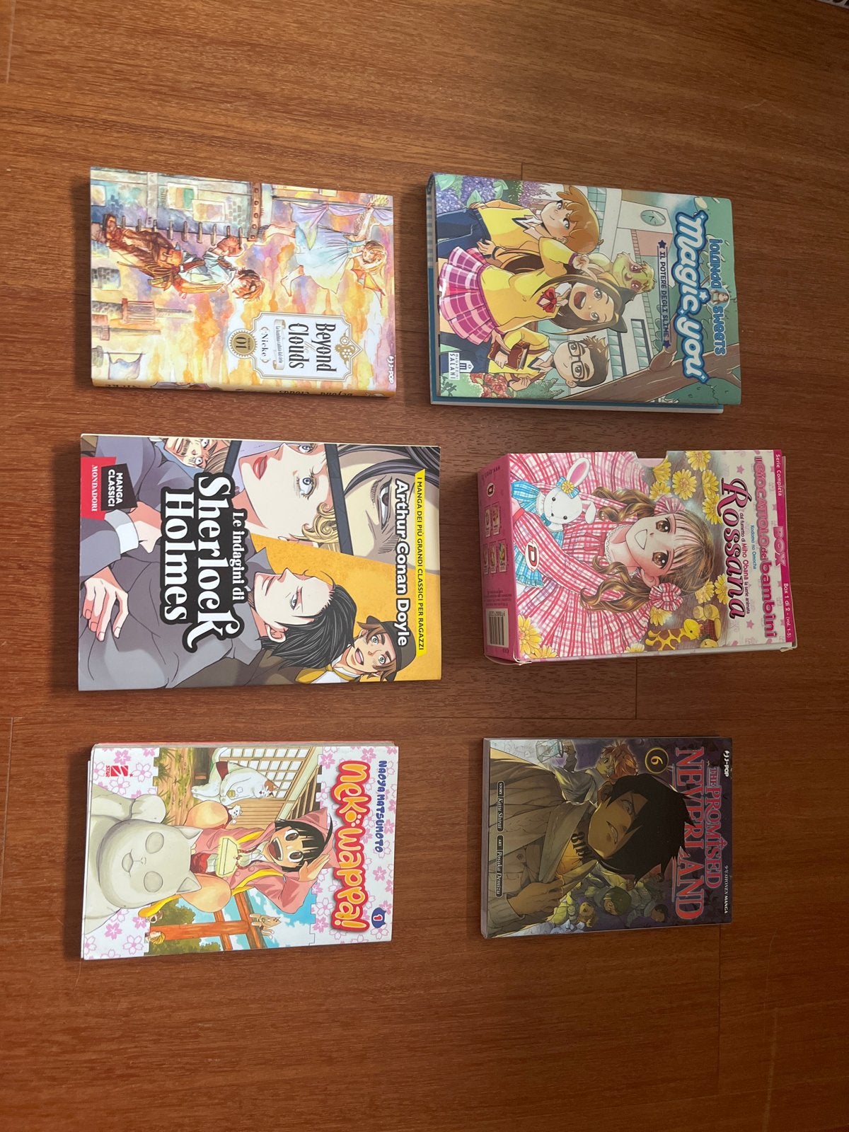 Collezione di manga italiani + un libro, Meerdere comics, Ophalen of Verzenden, Zo goed als nieuw, Japan (Manga)