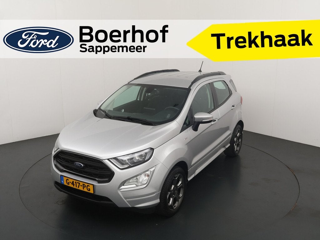 Ford EcoSport ST-Line 125PK | Trekhaak | Keyless | Clima | C, Auto's, Ford, 12 maanden, Gebruikt, Ecosport, Leder en Stof