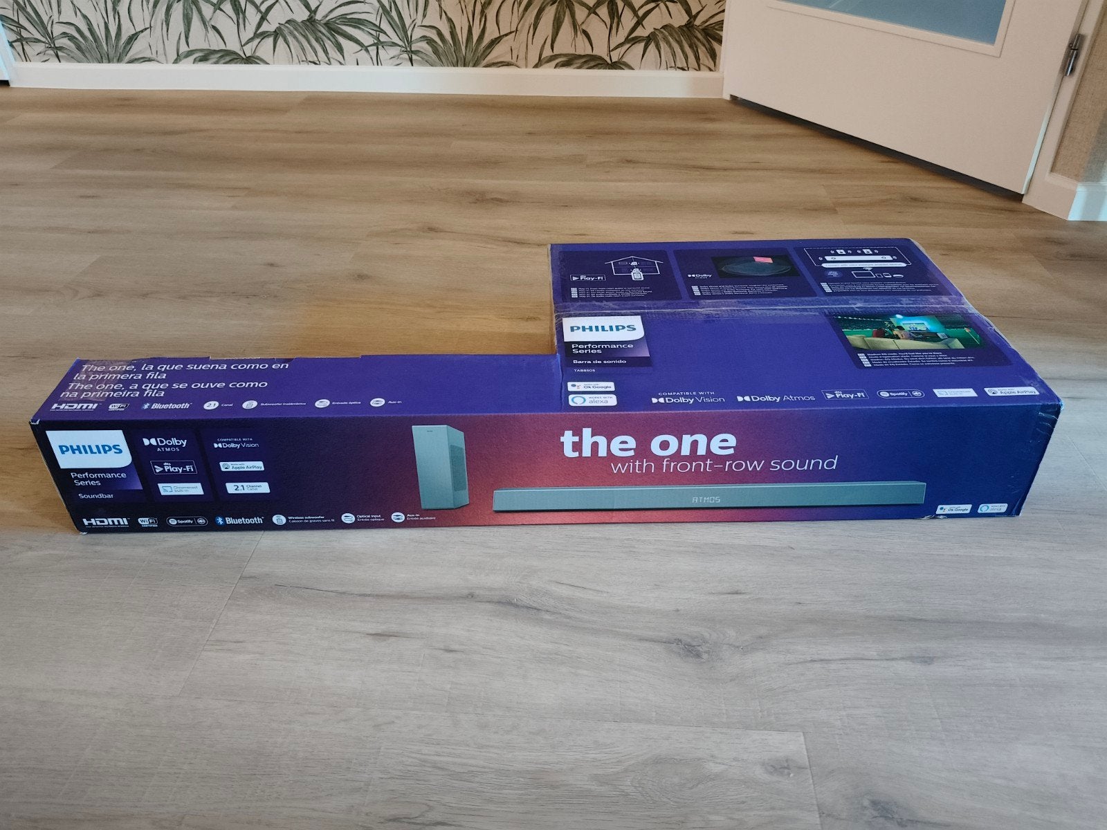 Philips Soundbar The One met draadloze subwoofer, Audio, Tv en Foto, Soundbars, Ophalen of Verzenden, Bluetooth, Zo goed als nieuw