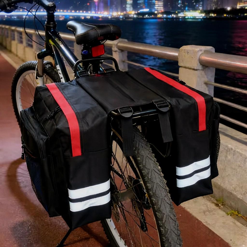 Dubbele Fietstas 28L Waterdicht – Bagagedrager Tas, Ophalen of Verzenden
