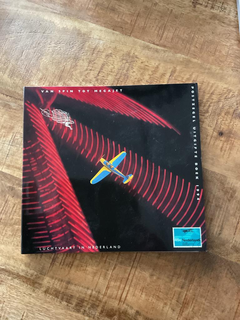 Van Spin tot Megajet - Postzegel Uitgifte Boek 1994, Postzegels en Munten, Postzegels | Toebehoren, Ophalen of Verzenden, Overige typen