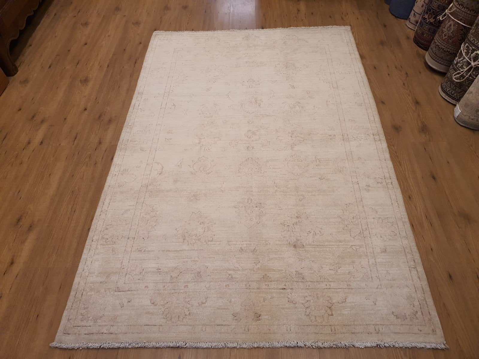 Handgeknoopt oosters tapijt ziegler 207x138, Info@SlatsAntiek.nl, Bruin, 100 tot 150 cm, Perzisch