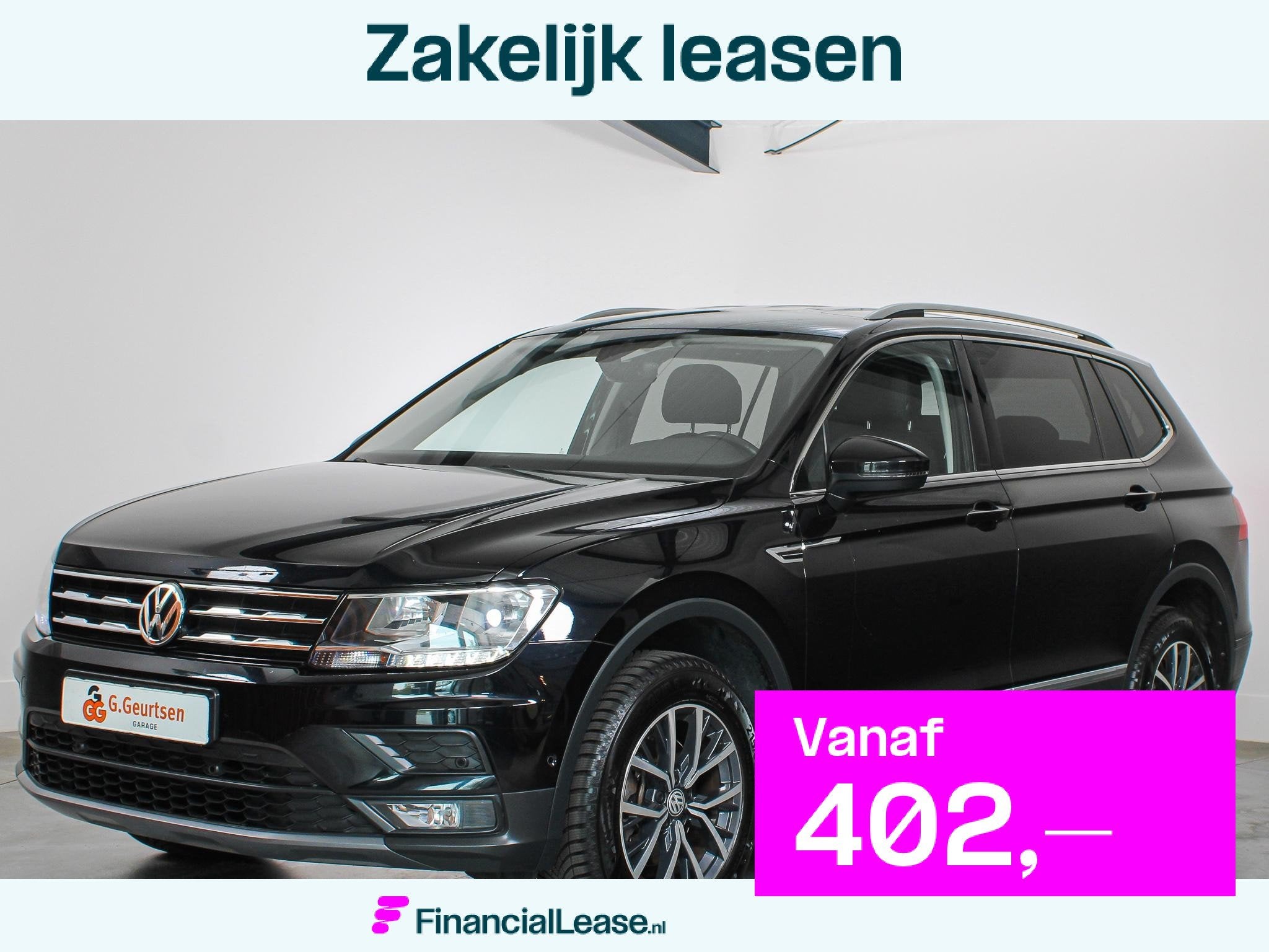 Volkswagen Tiguan Allspace 1.5 TSI Comfortline Business 7-Pe, Stof, 150 pk, 7 stoelen, Zwart