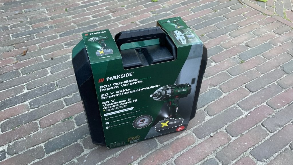 Parksise 20v accu slagmoersleutel, Ophalen of Verzenden, Zo goed als nieuw