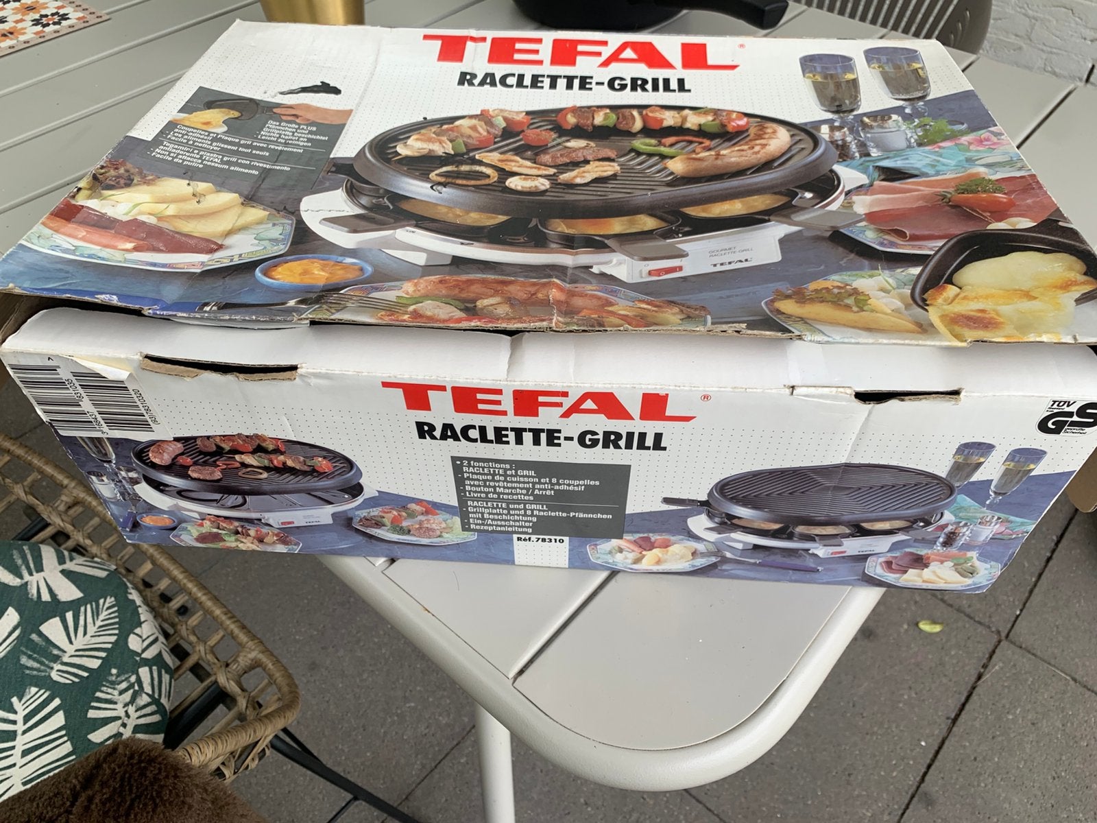 Tefal  raclette-grill zo goed sls nieuw, Witgoed en Apparatuur, Gourmetstellen, Ophalen, Zo goed als nieuw, 8 personen of meer