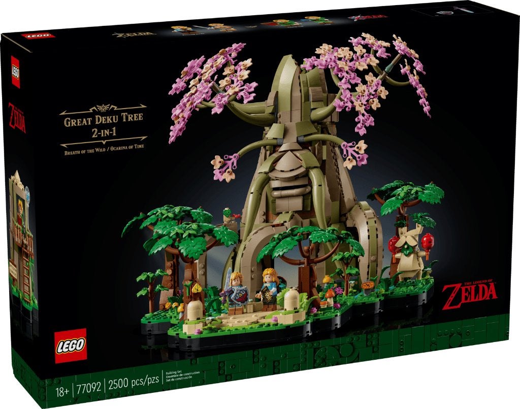 LEGO 77092 The Legend of Zelda Grote Deku-boom 2-in-1, Overige thema's, Lego, Nieuw, Ophalen of Verzenden