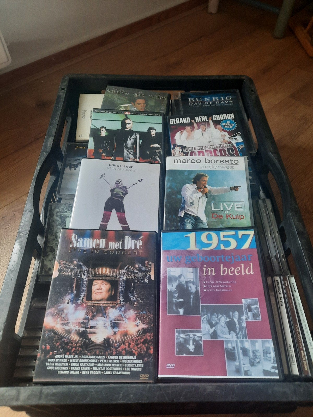 cd set, Cd's en Dvd's, Ophalen
