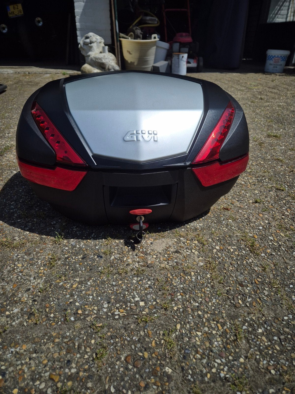 Givi Monokey V 47 Topkoffer fjr1300 montageplaat, Motoren, Ophalen, Gebruikt