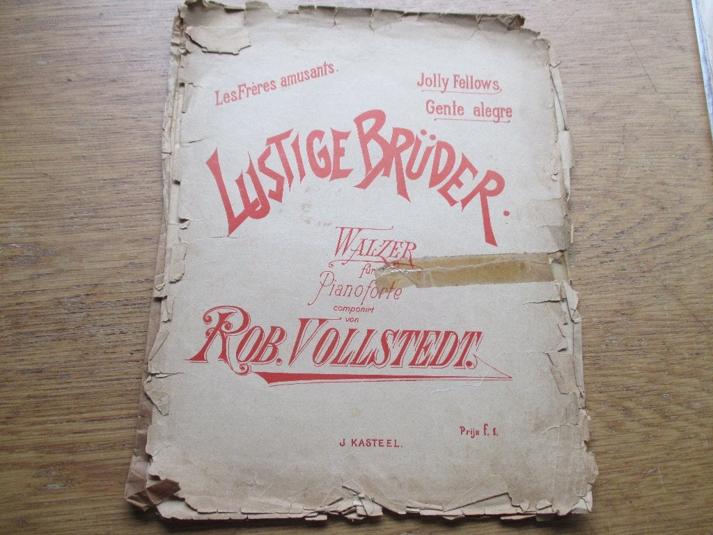LUSTIGE BRÜDER, Muziek en Instrumenten, Gebruikt, Ophalen of Verzenden, Artiest of Componist, Piano