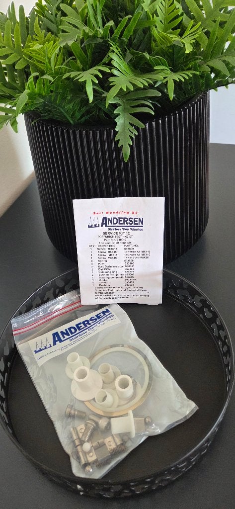 Andersen lieren Service Kit 12 voor Winch 58ST - 62ST, Watersport en Boten, Ophalen of Verzenden, Nieuw, Onderhoud en Reparatie