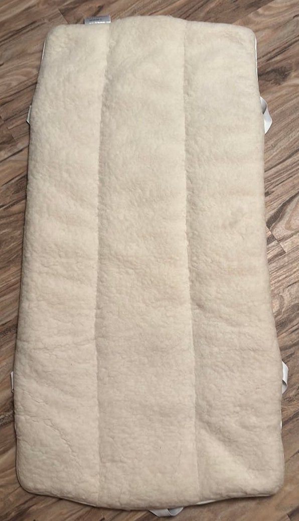 Wollen matras topper voor ledikant 120x60cm, Ophalen of Verzenden, Zo goed als nieuw, Ledikant