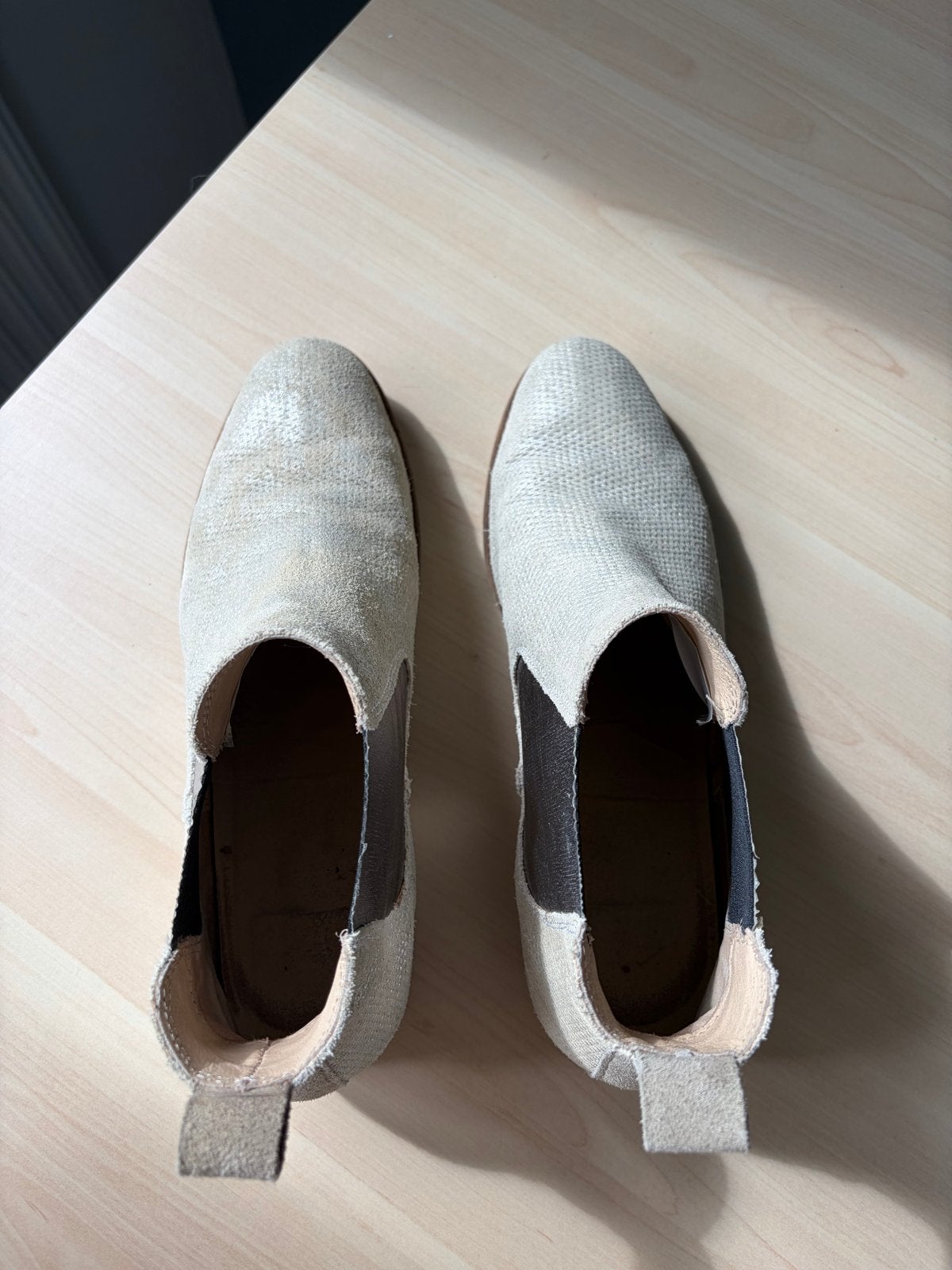 Stijlvolle beige enkellaarzen Manfield, Kleding | Dames, Schoenen, Verzenden, Beige, Lage of Enkellaarzen, Gedragen