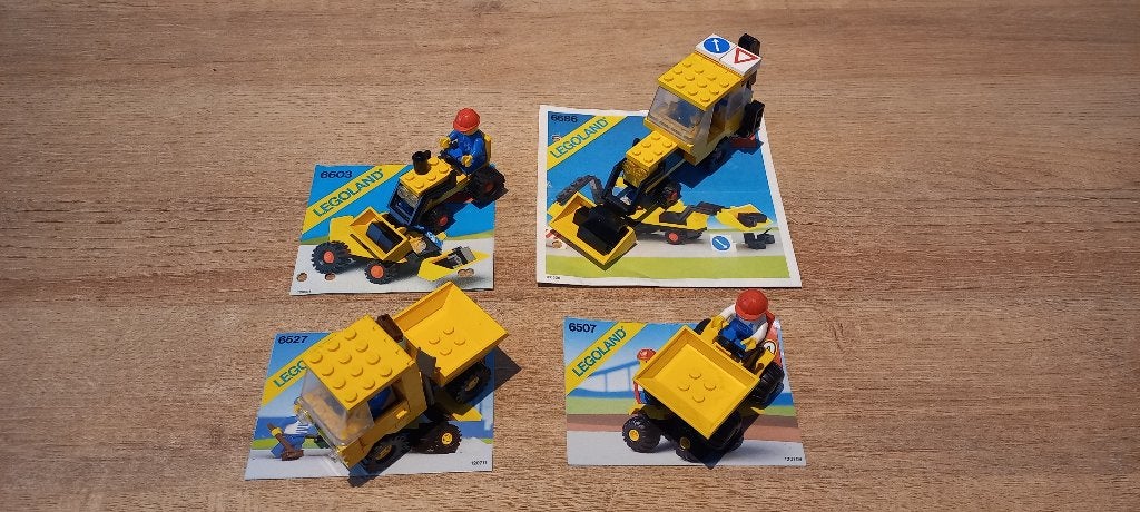 Lego 6507 - 6527 - 6603 - 6686, Gebruikt, Overige thema's, Lego, Ophalen of Verzenden