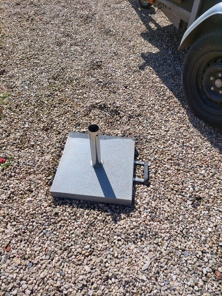 Zware parasolvoet 45x45 cm, Ophalen, Parasolvoet, X, Minder dan 1 meter