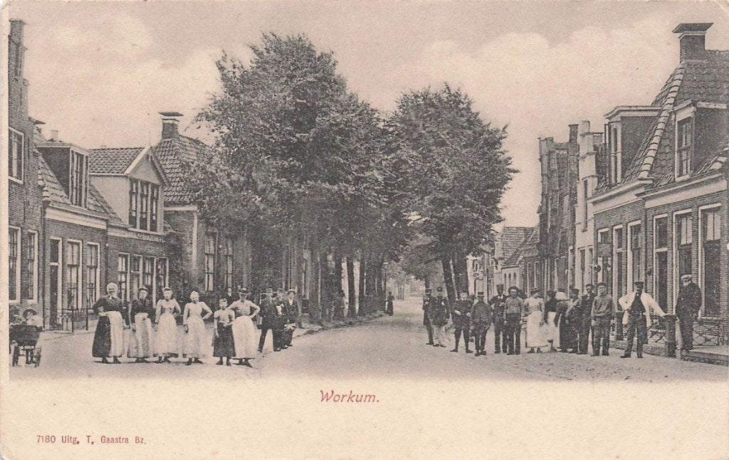 703-203-043 Workum, Verzenden, Voor 1920, Friesland