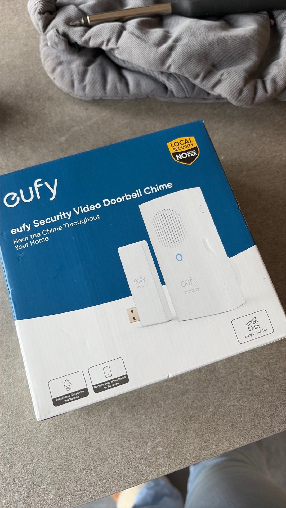Eufy security video doorbell chime, Ophalen of Verzenden, Zo goed als nieuw