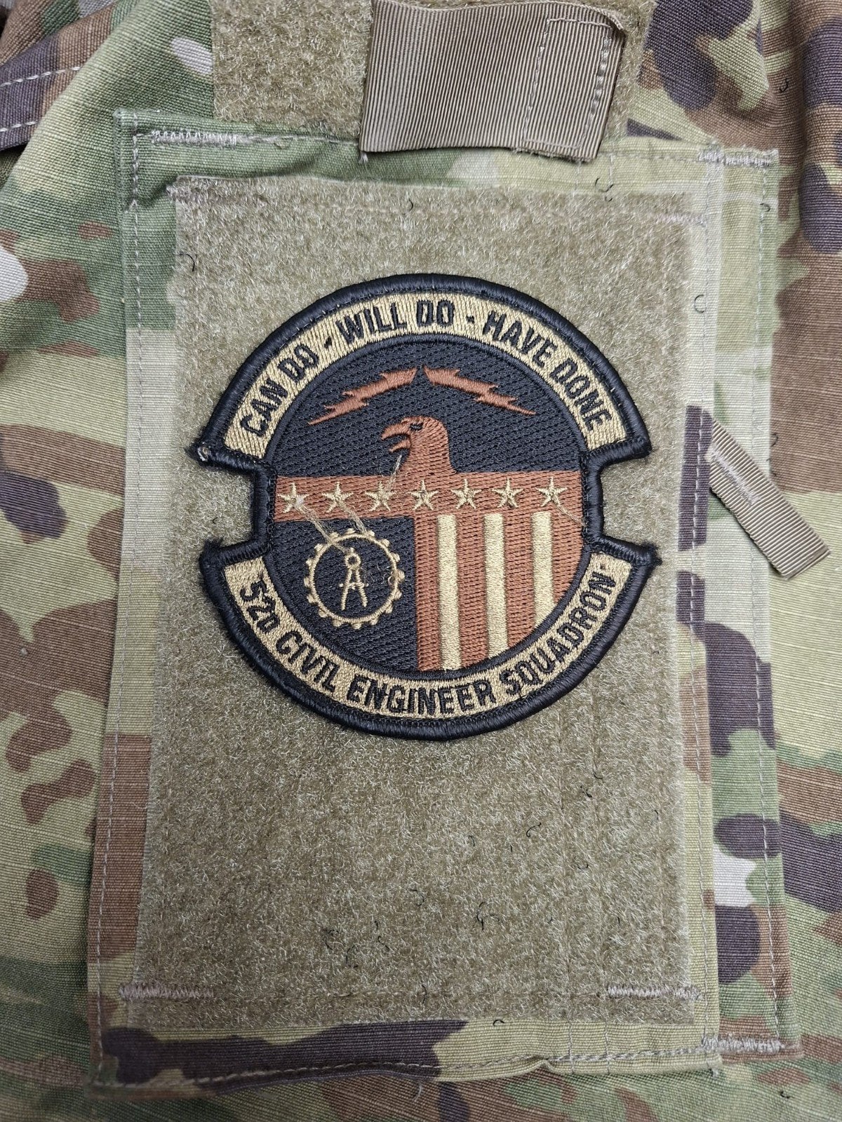 52d Civil Engineer, Verzamelen, Verzenden, Luchtmacht, Amerika, Embleem of Badge
