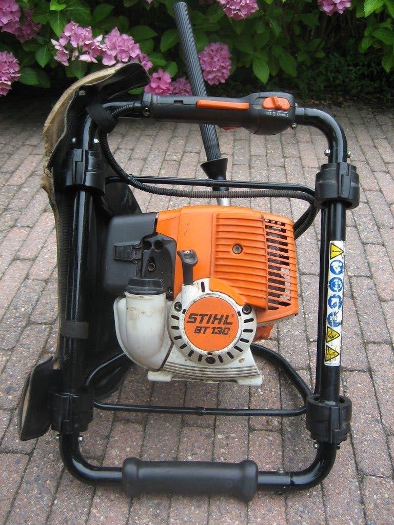 Stihl BT130 Grondboor Benzine Palenboor Grondboormachine, Ophalen, Gebruikt, Grondboor, Stihl