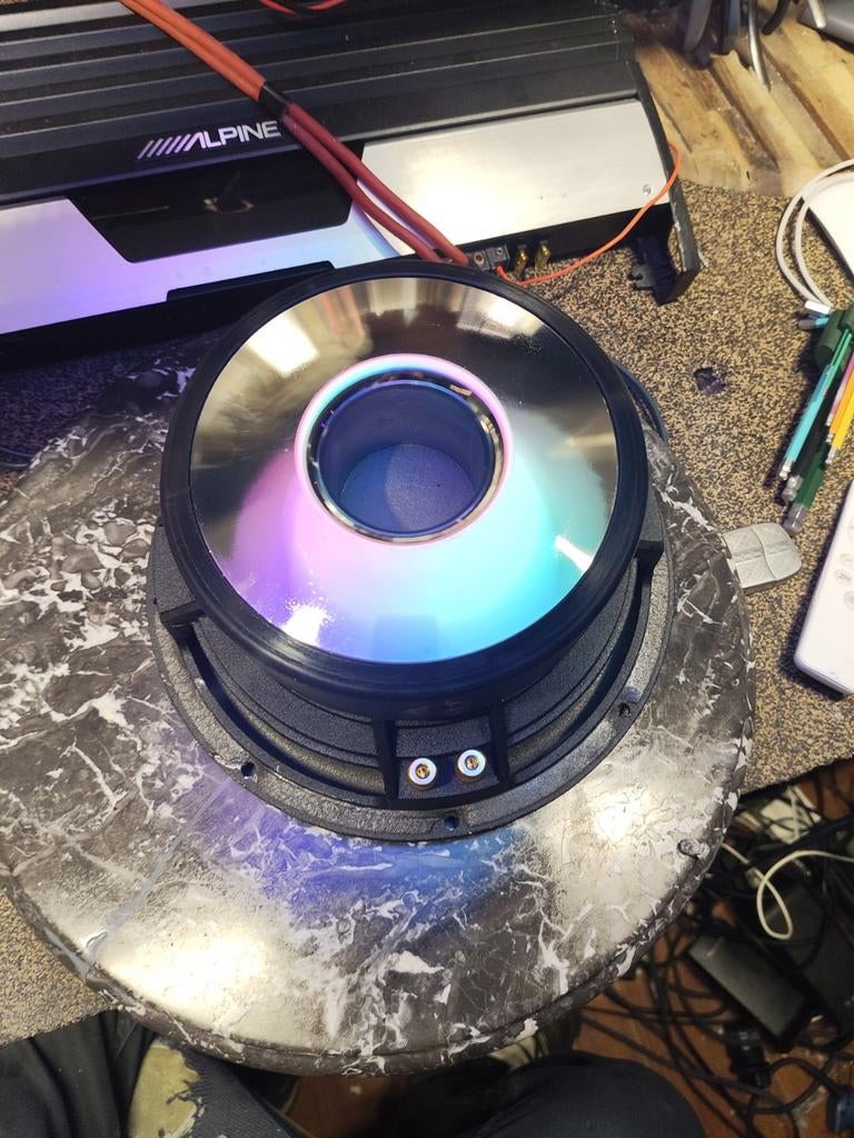 Rockford Fosgate pwr 410 oldschool 10" rare sub 90s, Ophalen of Verzenden, Gebruikt