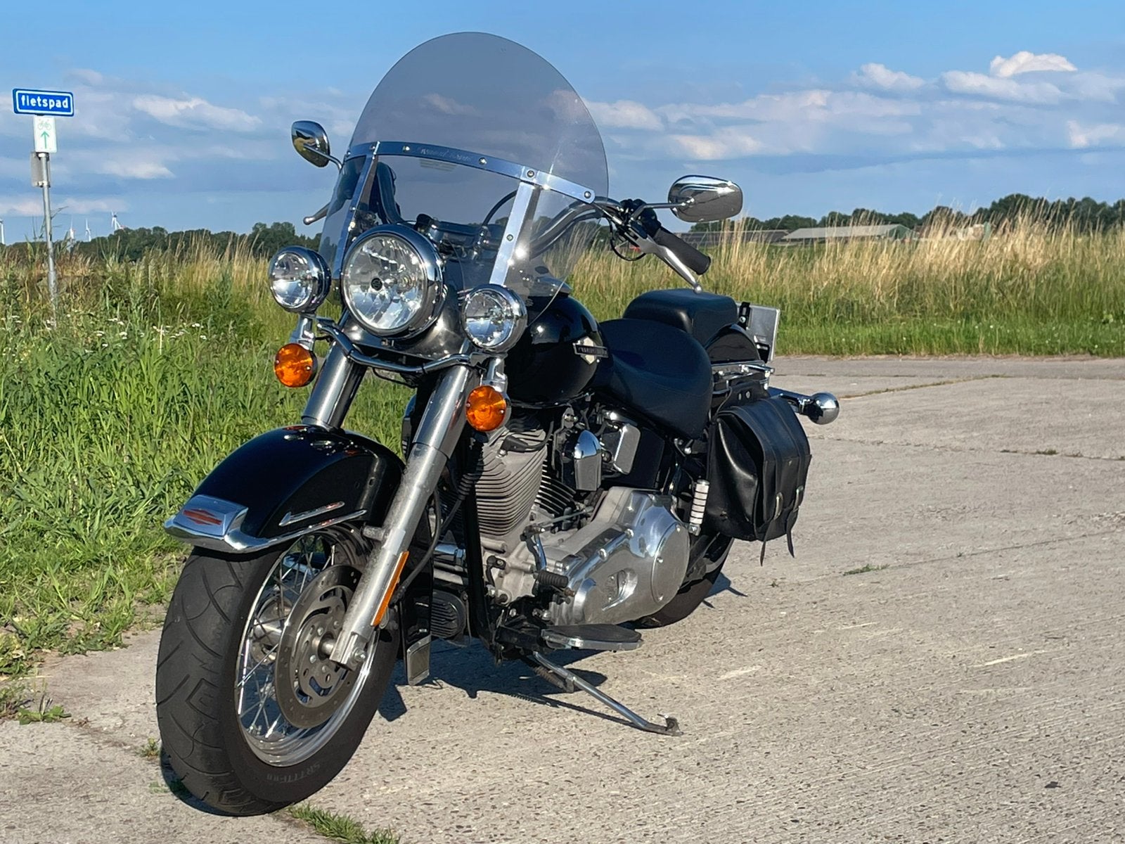Harley davidson hetitage, Motoren, Motoren | Harley-Davidson, Particulier, Toermotor, meer dan 35 kW, 2 cilinders, Motorrijbewijs A