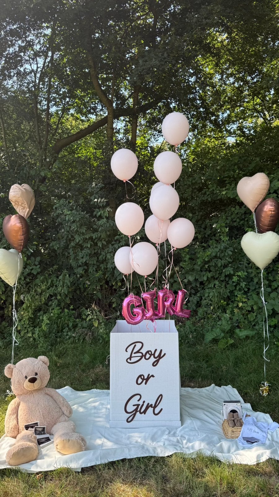 Genderreveal Doos, Ophalen, Zo goed als nieuw, Versiering