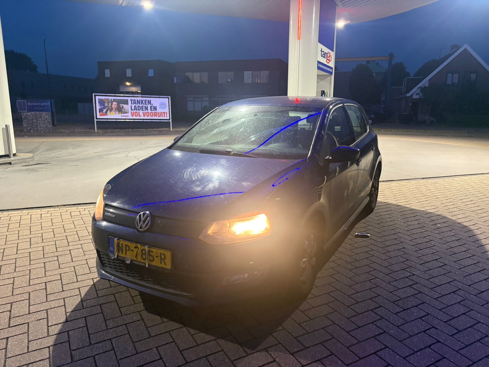 Volkswagen Polo 1.2 TDI 55KW BM 2010 Blauw, Auto's, Voorwielaandrijving, 74 pk, 1199 cc, 570 kg