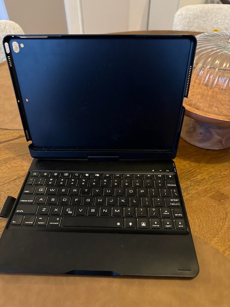 Zwart toetsenbord hoes voor Ipad Air 2, Computers en Software, Tablet-hoezen, Ophalen of Verzenden, Zo goed als nieuw, 10 inch