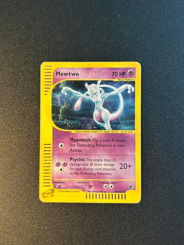 Pokemonkaart mewtwo 20/165, Ophalen of Verzenden, Zo goed als nieuw