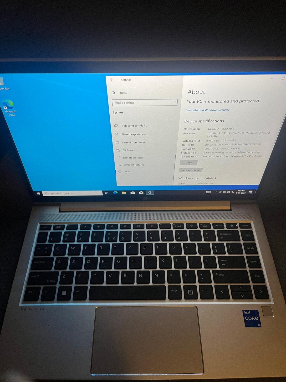 HP Probook 440 G8- I5 11th- 16GB RAM, 2 tot 3 Ghz, 14 inch, Ophalen of Verzenden, Zo goed als nieuw