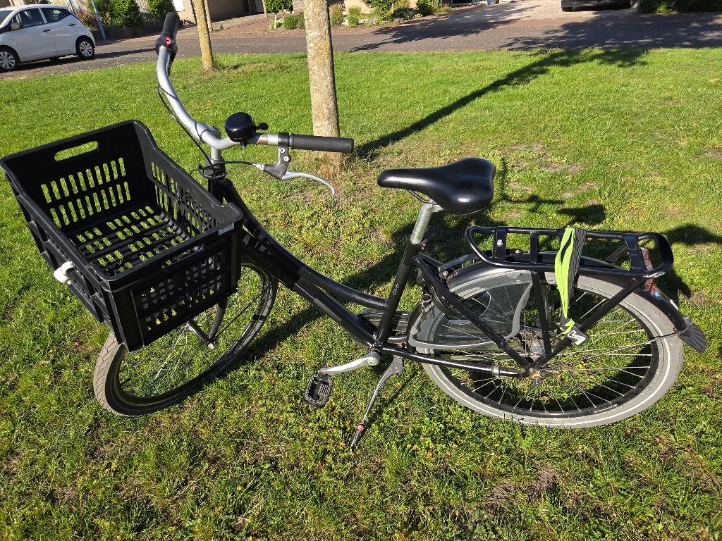 Batavus Diva 26 inch met 3 versnellingen en krat, Fietsen en Brommers, Terugtraprem, Gebruikt, Versnellingen, Batavus