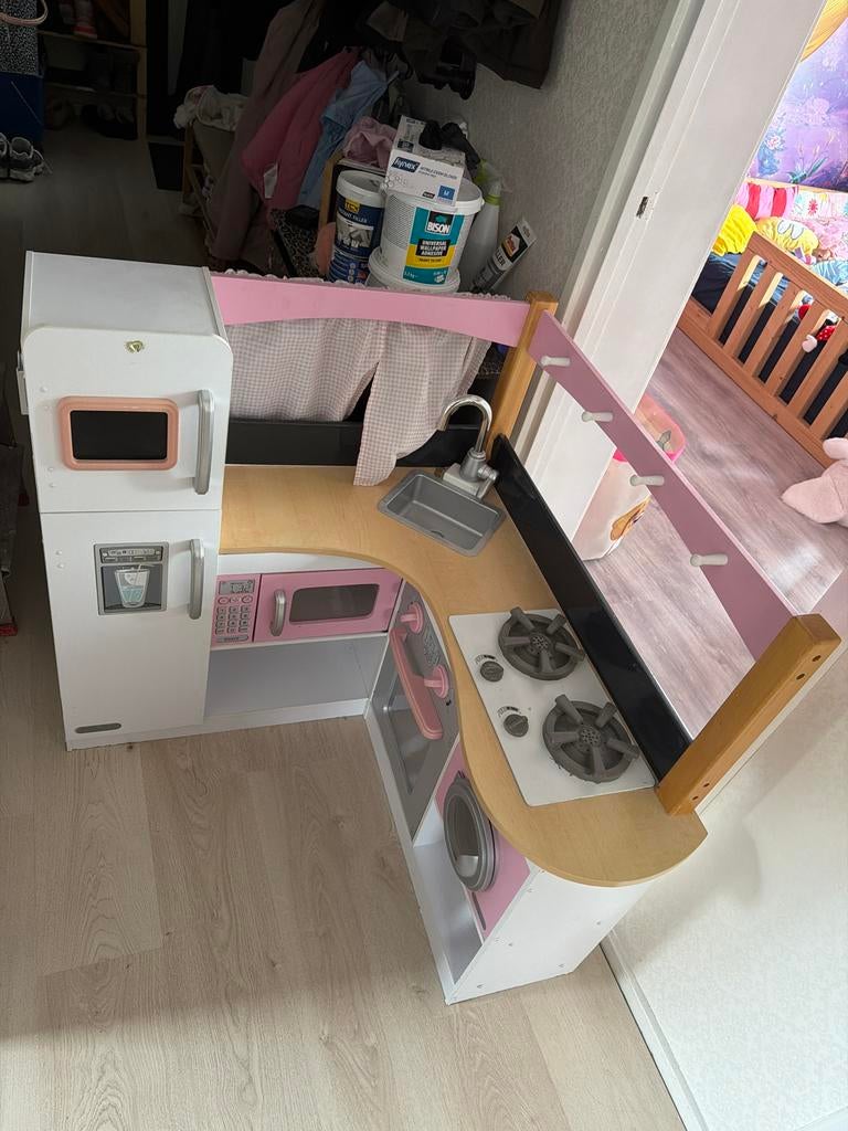 KidKraft Speelhoekkeuken, Ophalen, Gebruikt, Hout, Speelkeuken