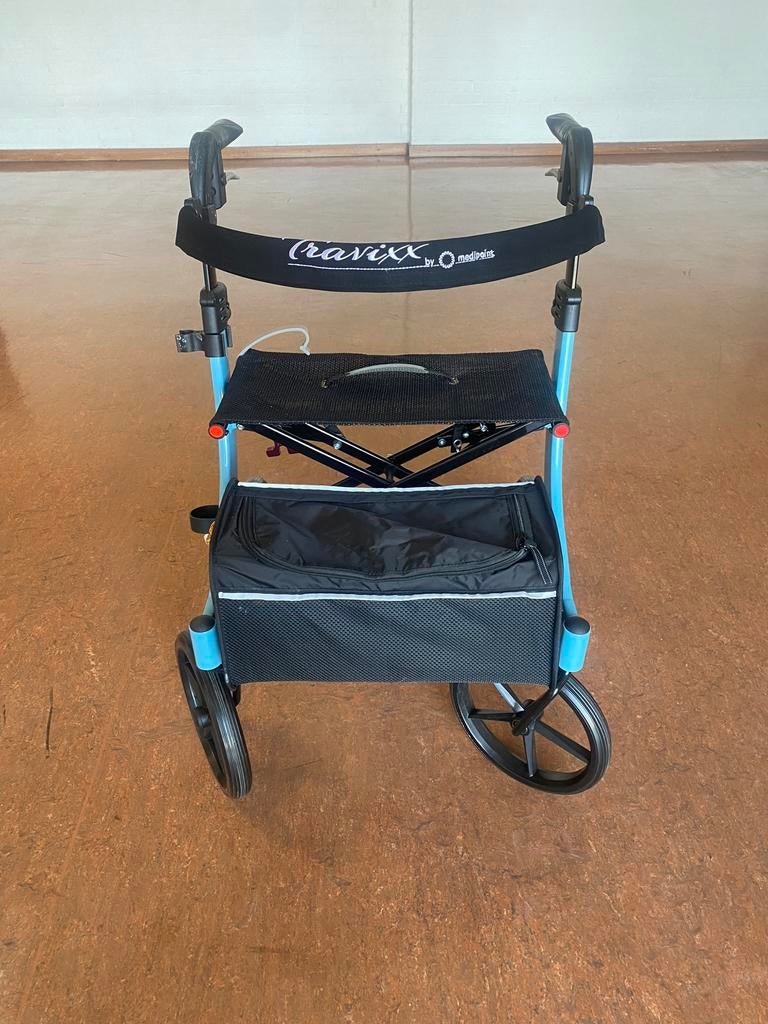 Travixx Classic S Rollator. Zo goed als nieuw. Lichtblauw., Diversen, Ophalen of Verzenden, Zo goed als nieuw
