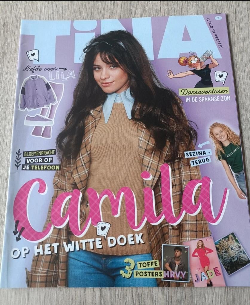 Tina tijdschrift met Camila Cabello, Verzenden