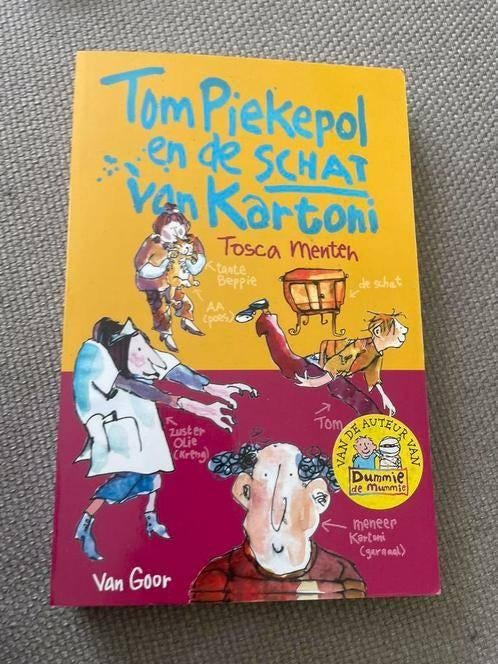 Tom piekepol en de schat van kartoni Tosca Menten boek, Boeken, Kinderboeken | Jeugd | 10 tot 12 jaar, Verzenden, Zo goed als nieuw